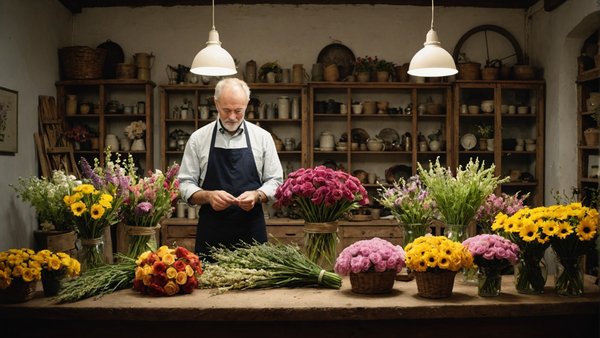 L'atelier de brice : votre fleuriste à nantes pour des fleurs fraîches et séchées